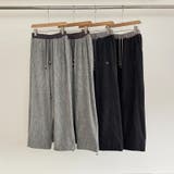 甘辛系ガールズ☆縦ストライプ×ウィング刺繍 ルーズストレートパンツ | 17kg | 詳細画像5 