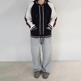 甘辛系ガールズ☆縦ストライプ×ウィング刺繍 ルーズストレートパンツ | 17kg | 詳細画像18 