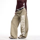 ユニセックス プリント入りバナナシルエットワークデニム ハイストリート | 17kg | 詳細画像10 