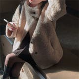ゆるカワコーデ☆スタンドカラー ムートン一体型ボアアウター | 17kg | 詳細画像7 