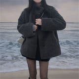 ゆるカワコーデ☆スタンドカラー ムートン一体型ボアアウター | 17kg | 詳細画像13 