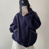 気負わず快適☆立体メッシュ フード付き ジップアップ パーカー ペア対応 | 17kg | 詳細画像1 