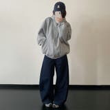 気負わず快適☆立体メッシュ フード付き ジップアップ パーカー ペア対応 | 17kg | 詳細画像9 