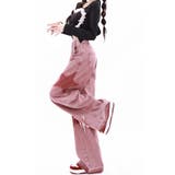 甘辛系ガールズ☆五つ星刺繍 フリンジ加工 ローウエスト デニムワイドパンツ | 17kg | 詳細画像5 