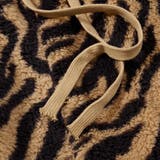 甘辛系ガールズ☆起毛 厚手 カーブシルエットタイガー柄 ボア ワイドパンツ | 17kg | 詳細画像10 