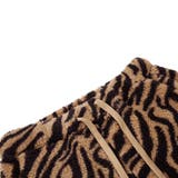 甘辛系ガールズ☆起毛 厚手 カーブシルエットタイガー柄 ボア ワイドパンツ | 17kg | 詳細画像18 