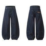 今季トレンド☆反転デザイン カーブデニムバナナパンツ | 17kg | 詳細画像14 