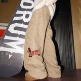 ブラウン | 気負わず快適☆ボア裏地 中綿パンツカジュアルパンツ | 17kg