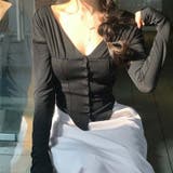 甘辛系ガールズ☆配色切替早春向けイレギュラーTシャツ | 17kg | 詳細画像2 