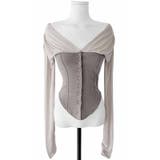 カーキ | 甘辛系ガールズ☆配色切替早春向けイレギュラーTシャツ | 17kg