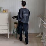 甘辛系ガールズ☆リボンプリント プルオーバースウェット | 17kg | 詳細画像6 