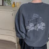 甘辛系ガールズ☆リボンプリント プルオーバースウェット | 17kg | 詳細画像7 