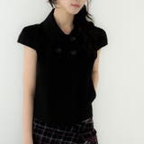 ミレニアル学園風☆ダブルボタン パフスリーブシャツ | 17kg | 詳細画像5