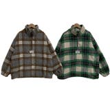 気負わず快適☆レトログリーン チェック柄 ジップアップ ファースウェット | 17kg | 詳細画像26 