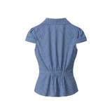 甘辛系ガールズ☆スリムフィット・ウエストシェイプチェック柄 半袖シャツ | 17kg | 詳細画像2 