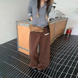 甘辛系ガールズ☆ファー・ベルト付き カジュアルスウェットパンツ | 17kg | 詳細画像4 