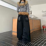 甘辛系ガールズ☆ファー・ベルト付き カジュアルスウェットパンツ | 17kg | 詳細画像6 