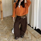 甘辛系ガールズ☆ファー・ベルト付き カジュアルスウェットパンツ | 17kg | 詳細画像10 