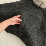 甘辛系ガールズ ダークグレー ファー襟付き | 17kg | 詳細画像17