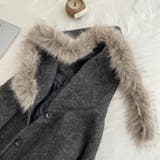 甘辛系ガールズ ダークグレー ファー襟付き | 17kg | 詳細画像20