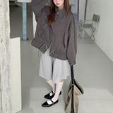 気負わず快適 ドローストリングスタンドカラー ジャケットルーズフィット | 17kg | 詳細画像6 