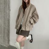 気負わず快適 ドローストリングスタンドカラー ジャケットルーズフィット | 17kg | 詳細画像17 