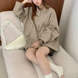 気負わず快適 ドローストリングスタンドカラー ジャケットルーズフィット | 17kg | 詳細画像19 