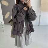 気負わず快適 ドローストリングスタンドカラー ジャケットルーズフィット | 17kg | 詳細画像3 