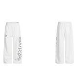 ユニセックス☆レトロ 重工ロゴ ラインストーン装飾スウェットパンツ | 17kg | 詳細画像5 