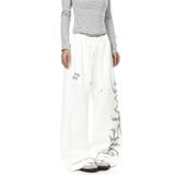 ユニセックス☆レトロ 重工ロゴ ラインストーン装飾スウェットパンツ | 17kg | 詳細画像8 