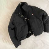 甘辛系ガールズ☆リバーシブル着用可 リボンジャカード ボア ショートジャケット | 17kg | 詳細画像17 