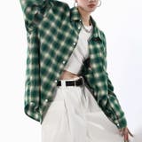 ユニセックス☆配色チェック柄 長袖シャツ若々しい ルーズフィット | 17kg | 詳細画像18 