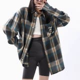 ユニセックス☆配色チェック柄 長袖シャツ若々しい ルーズフィット | 17kg | 詳細画像23 