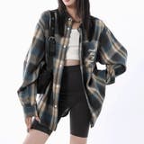 ユニセックス☆配色チェック柄 長袖シャツ若々しい ルーズフィット | 17kg | 詳細画像24 