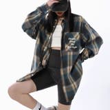 ユニセックス☆配色チェック柄 長袖シャツ若々しい ルーズフィット | 17kg | 詳細画像28 