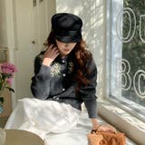 甘辛系ガールズ☆【春】刺繍かぎ編み クルーネックニットカーディガン | 17kg | 詳細画像13 