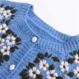 甘辛系ガールズ☆【春】刺繍かぎ編み クルーネックニットカーディガン | 17kg | 詳細画像32 