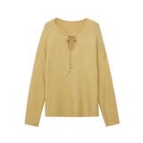 甘辛系ガールズ☆【春】リボン付き Vネック ルーズニットセーター | 17kg | 詳細画像4 