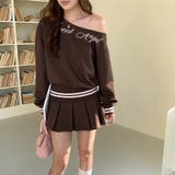 ミレニアル学園風 【春】ルーズワンショルダー ロゴスウェット | 17kg | 詳細画像12 