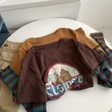 ミレニアル学園風☆【春】カレッジ風フェイクレイヤード 長袖Tシャツ | 17kg | 詳細画像2 