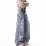 ゆるカワコーデ☆【春】星型ワッペン ワイドデニムパンツ | 17kg | 詳細画像9