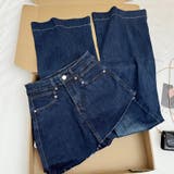 今季トレンド☆【春】フェイクレイヤードスカート風デニムパンツ | 17kg | 詳細画像11 