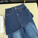 今季トレンド☆【春】フェイクレイヤードスカート風デニムパンツ | 17kg | 詳細画像14 