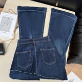 今季トレンド☆【春】フェイクレイヤードスカート風デニムパンツ | 17kg | 詳細画像3 