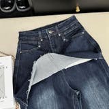 今季トレンド☆【春】フェイクレイヤードスカート風デニムパンツ | 17kg | 詳細画像15 