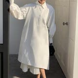 気負わず快適☆【春】切り替えプリーツ シャツワンピース | 17kg | 詳細画像2 