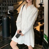 甘辛系ガールズ 【春】ダブルウエストベルト装飾 シャツワンピースプリーツスカート | 17kg | 詳細画像4 