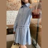 甘辛系ガールズ 【春】ダブルウエストベルト装飾 シャツワンピースプリーツスカート | 17kg | 詳細画像23 