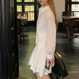 甘辛系ガールズ 【春】ダブルウエストベルト装飾 シャツワンピースプリーツスカート | 17kg | 詳細画像42 