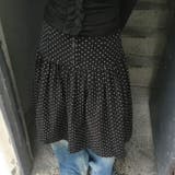 今季トレンド☆【春】スーツ素材ドット柄 フレアスカート体型カバー ミディ丈 | 17kg | 詳細画像6 